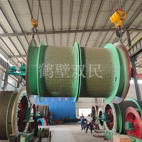 雙筒2米單繩纏繞式礦井提升機發(fā)貨！