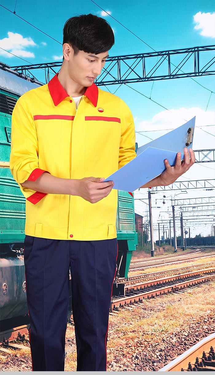 中國石油防靜電工作服加油站工作服定做現貨生產廠家